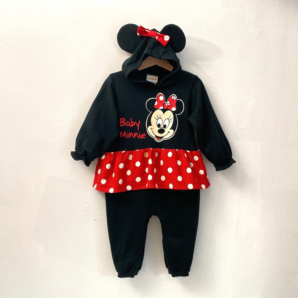Baby Minnie Mouse Costume - Black and Red